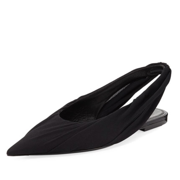 balenciaga pointy flats